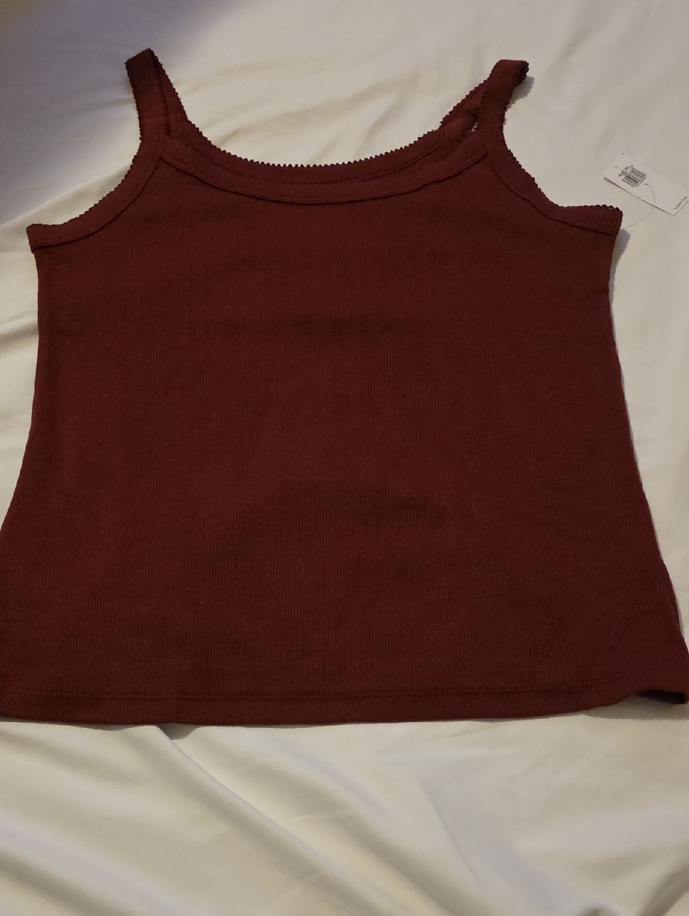 ❣️4 For $20❣️Old Navy Burgundy Ribbed Tank Top